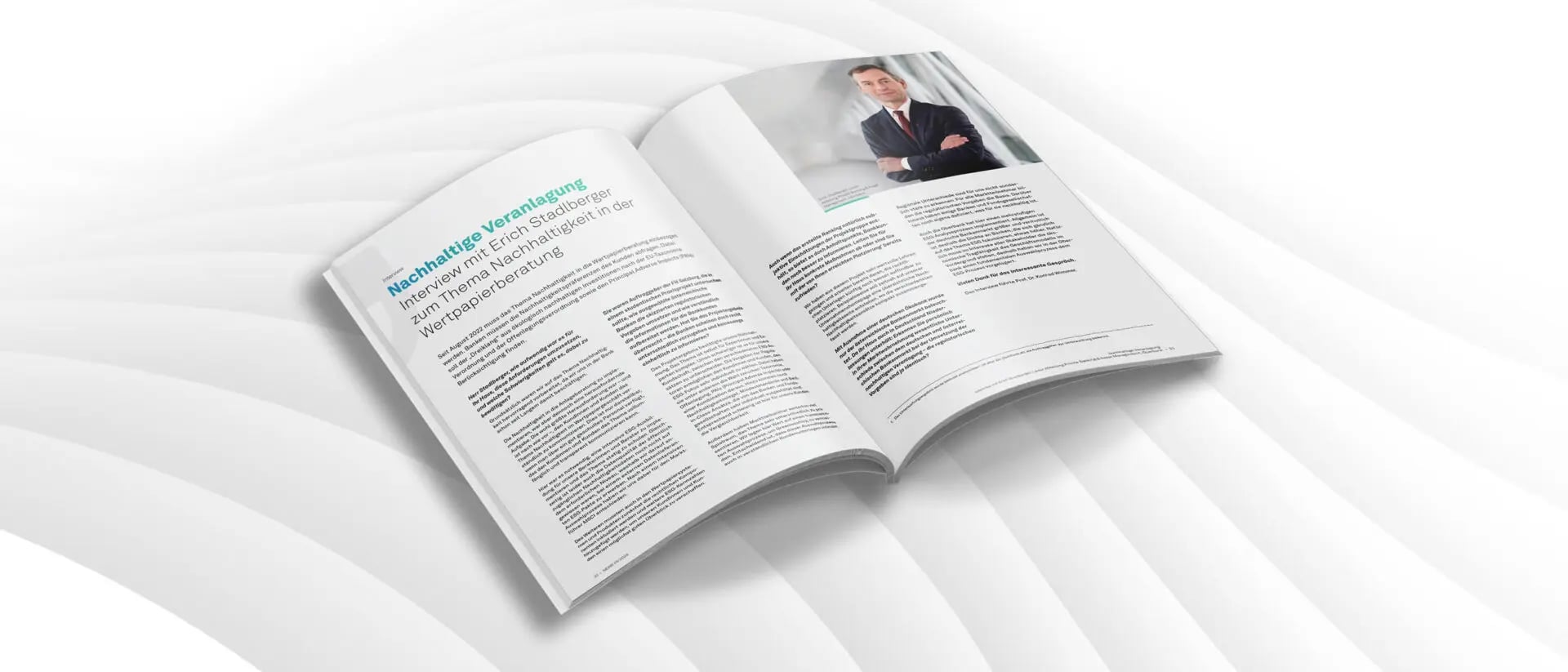 Interview zum Thema "Nachhaltige Veranlagung"