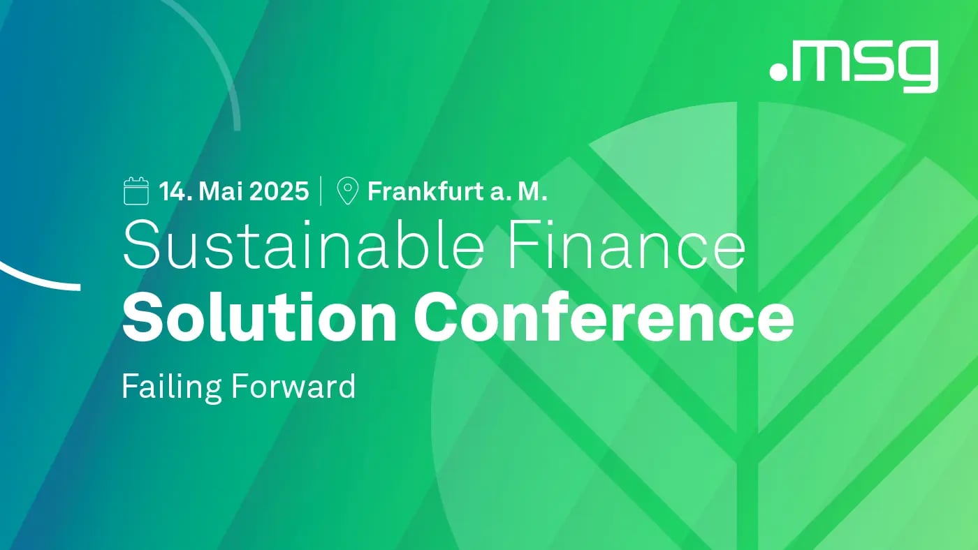 Sustainable Finance Solution Conference 2025 Keyvisual