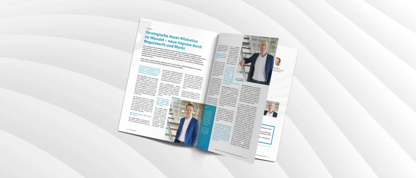 Strategische Asset Allokation im Wandel – neue Impulse durch Regulatorik und Markt