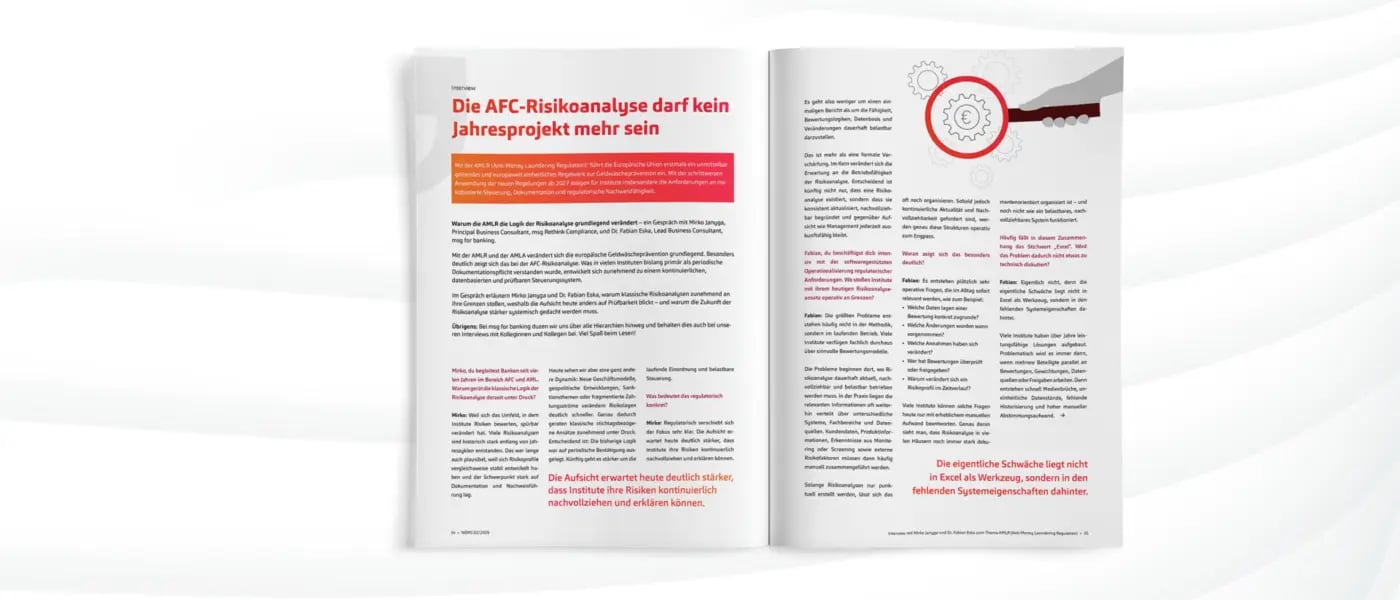 Interview: “Die AFC-Risikoanalyse darf kein Jahresprojekt mehr sein”