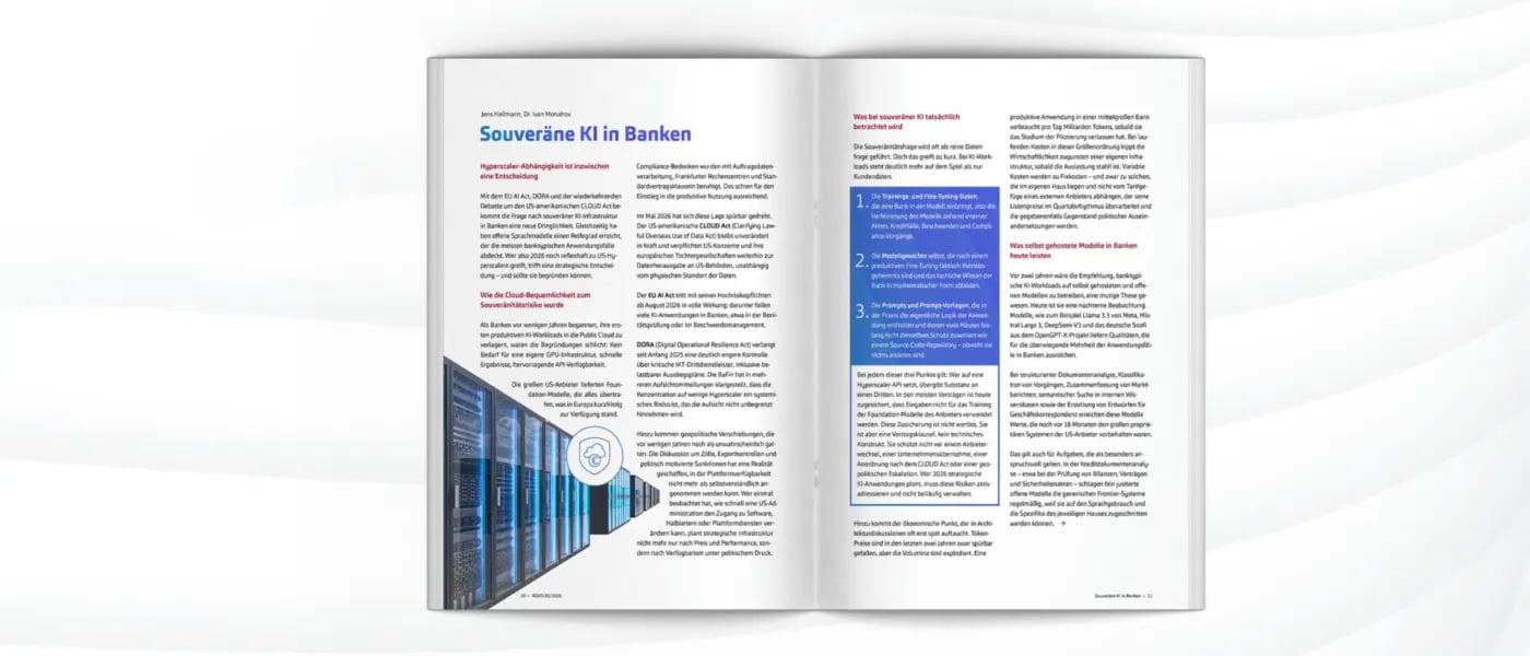Souveräne KI in Banken