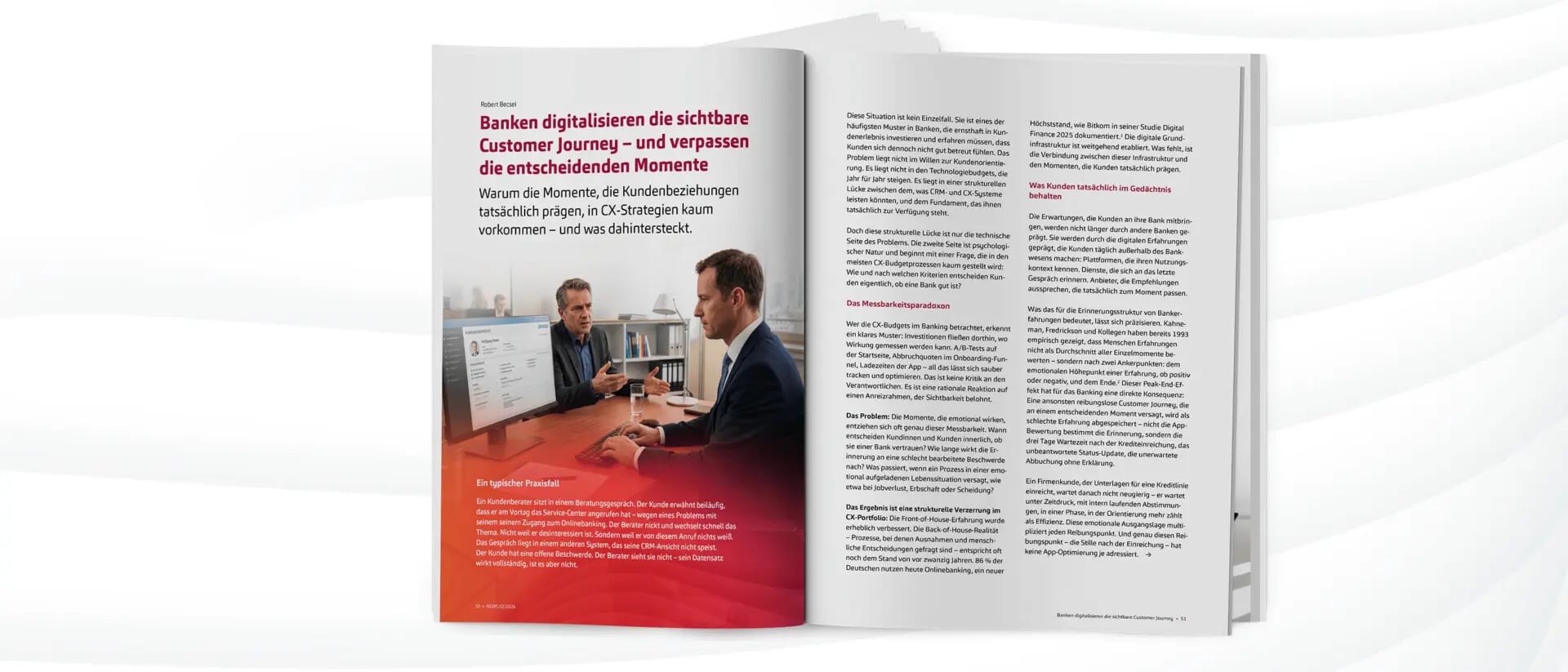 Banken digitalisieren die sichtbare Customer Journey – und verpassen die entscheidenden Momente