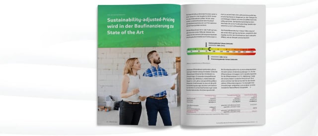 Sustainability-adjusted-Pricing wird in der Baufinanzierung zu State of the Art