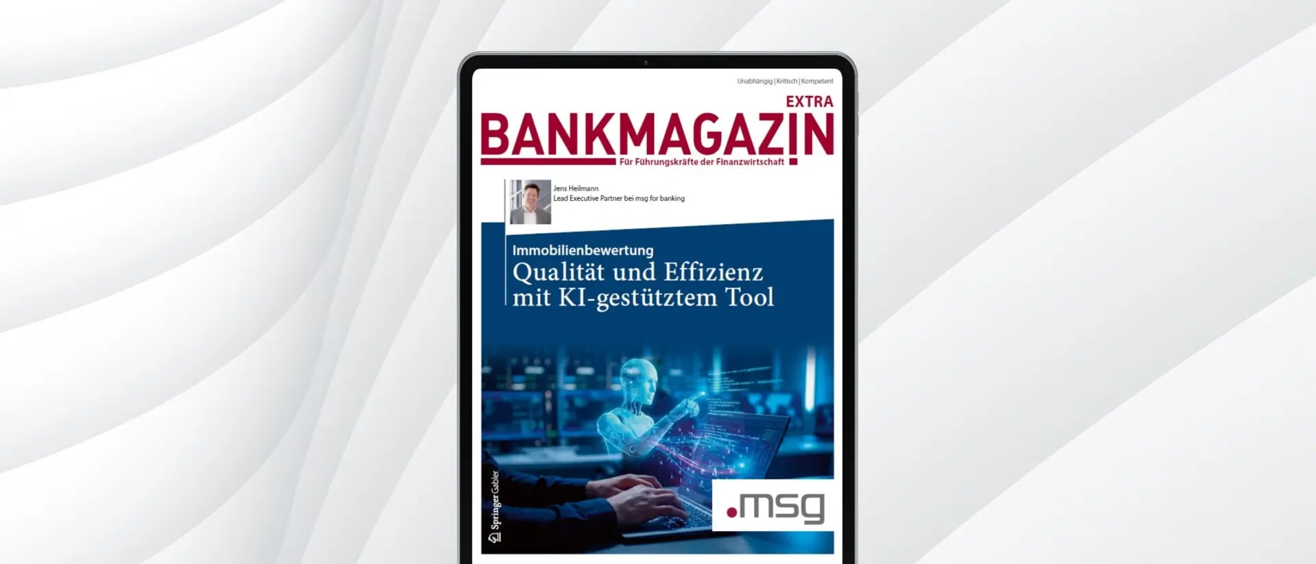 Immobilienbewertung: Wie KI Plausibilitätsprüfungen revolutioniert – Sonderausgabe Bankmagazin 2026