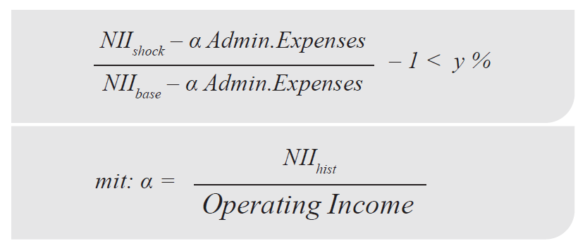 IRRBB, Ausreißertext mit Zinsschockszenarien, zwei