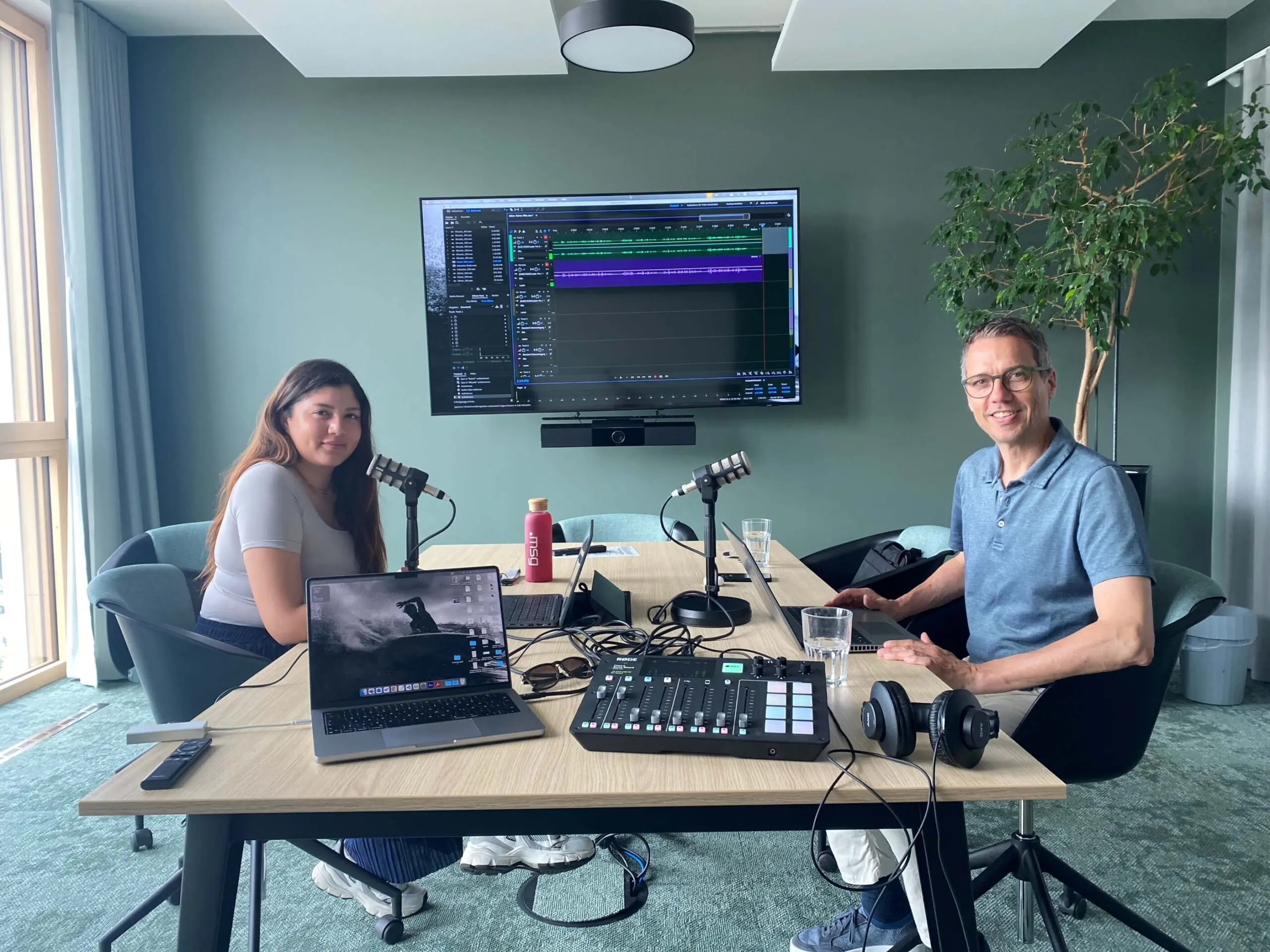 Audioaufnahmen mit Rainer Alfes und Micaela Hernandez Castillo zum Thema 8. MaRisk-Novelle und CSRBB