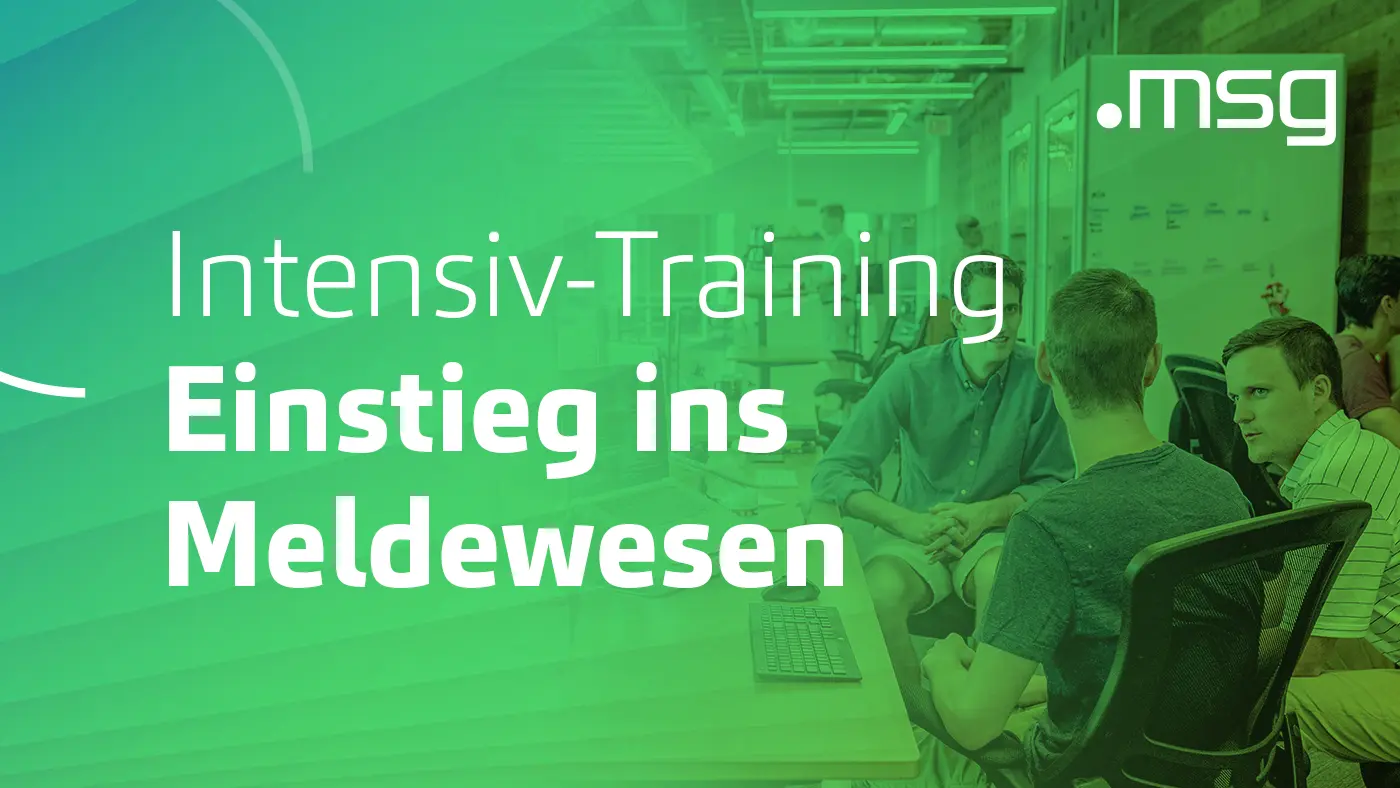 Einstieg ins Meldewesen