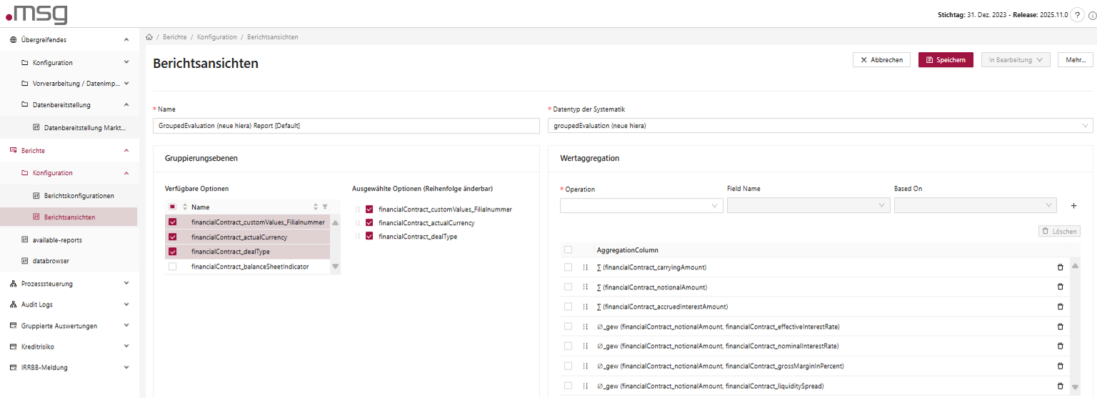 Datenplattform-Datenberichte