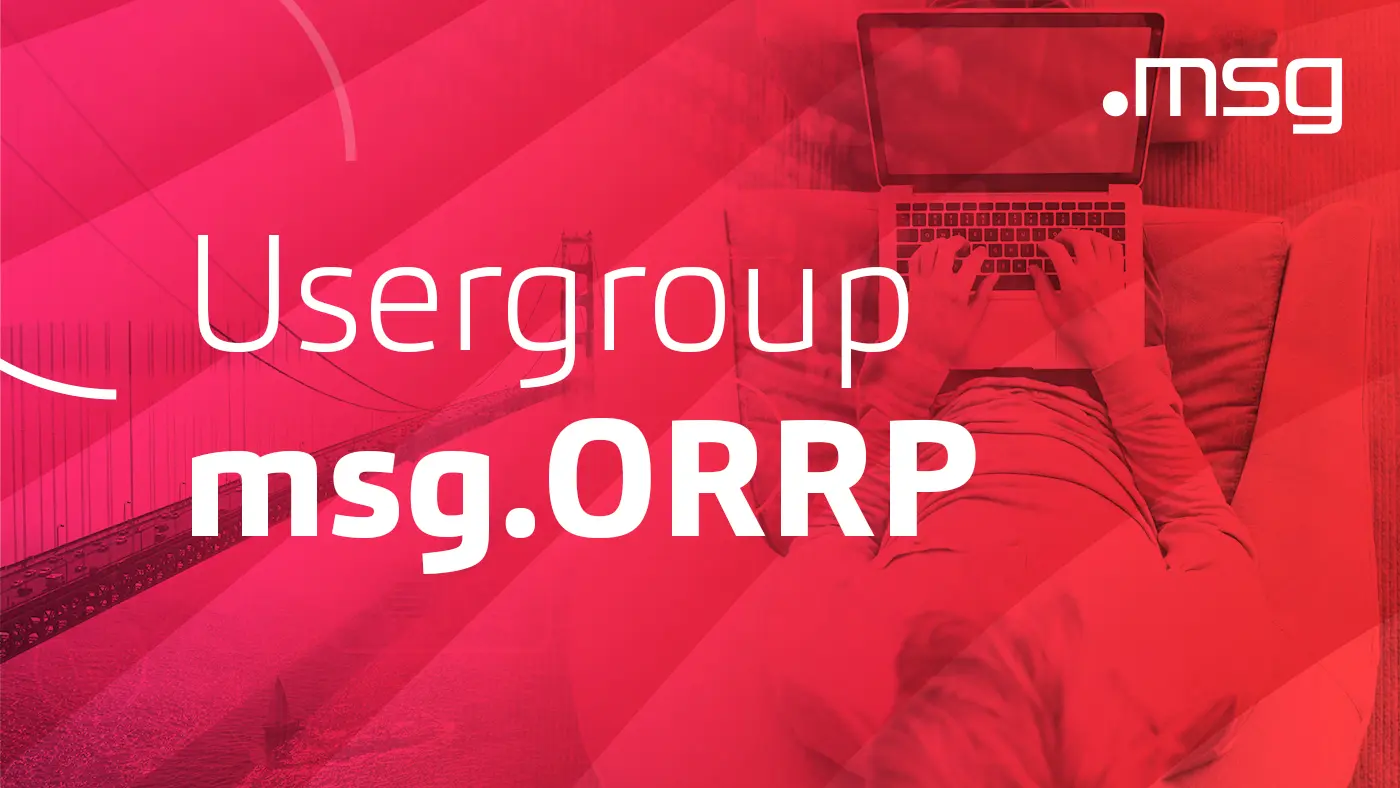 Risikomanagement, risk management, msg.ORRP Usergroup