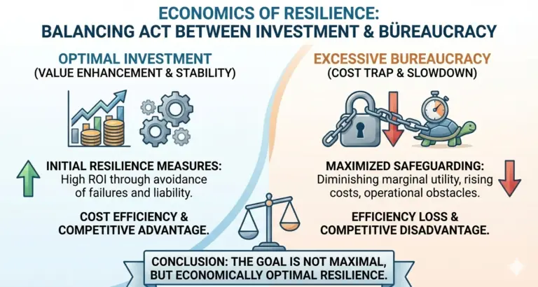 Resilience has diminishing marginal utility