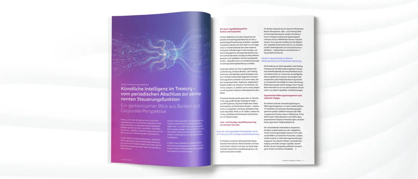 KI im Treasury, NEWS 01/2026