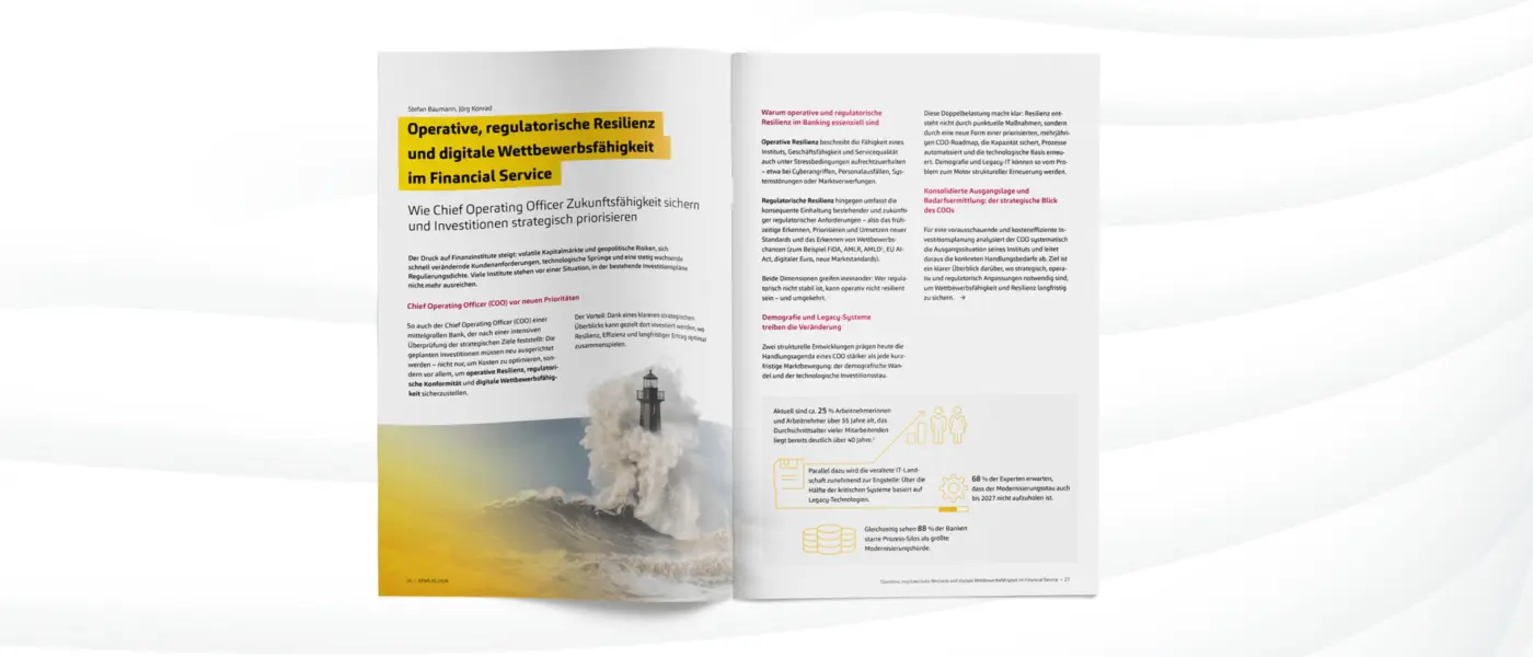 Artikel operative Resilienz, regulatorische Resilienz, NEWS 01/2026