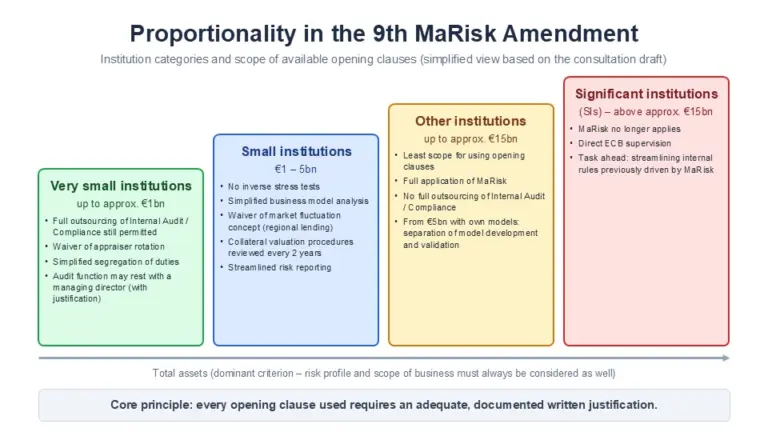 MaRisk, Institutional categories