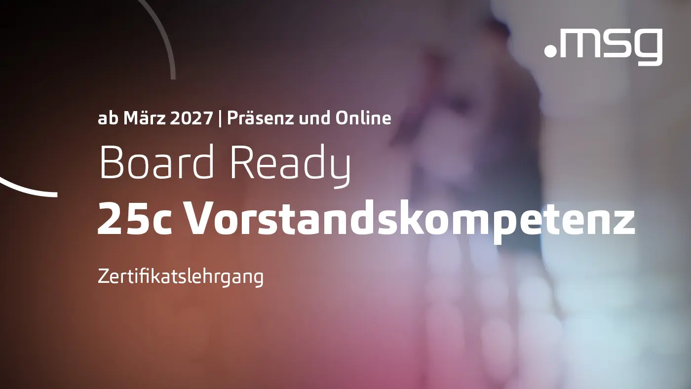 Board Ready – 25c Vorstandskompetenz