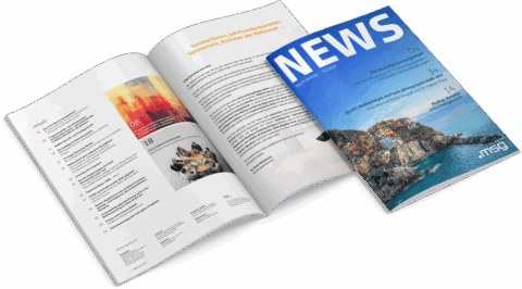 NEWS 02/2026, Kundenmagazin von msg for banking, msg for banking’s customer magazine